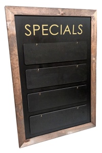 Changing Display Menu Board